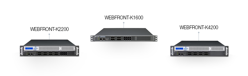 WEBFRONT-K2200, WEBFRONT-K1600, WEBFRONT-K4200